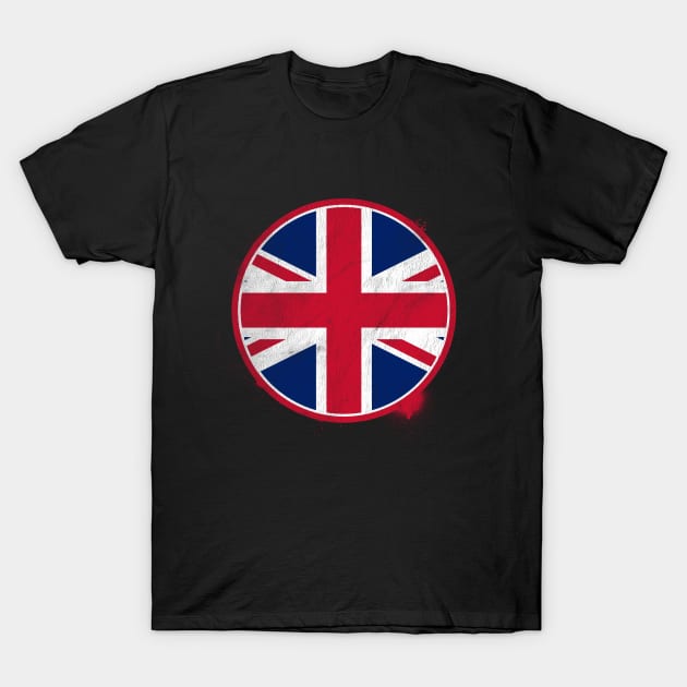 Distressed UK Union Jack T-Shirt by Hixon House